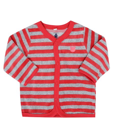Cardigan-Listrado-em-Plush-de-Algodao---Sustentavel-Cinza-8190317-Cinza_1