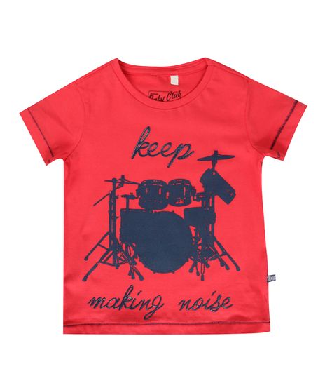 Camiseta--Keep-making-noise--Vermelha-8279334-Vermelho_1