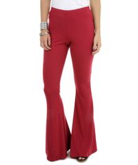 Calca-Flare-Canelada-Vinho-8282804-Vinho_1