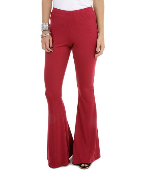 Calca-Flare-Canelada-Vinho-8282804-Vinho_1