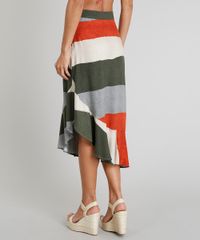 Saia-Feminina-Midi-Agua-de-Coco-Estampada-Listrada-com-Babado-Verde-Escuro-9254206-Verde_Escuro_3
