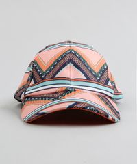 Bone-Infantil-Cia--Maritima-Estampado-Etnico-Aba-Curva-Coral-9286647-Coral_1
