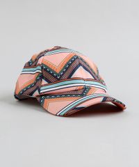 Bone-Infantil-Cia--Maritima-Estampado-Etnico-Aba-Curva-Coral-9286647-Coral_2