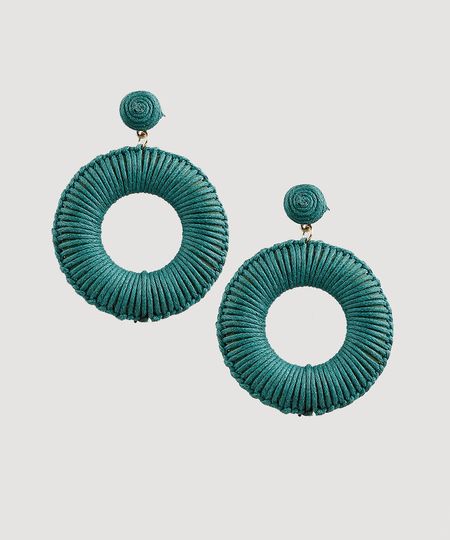 Brinco-Feminino-Agua-de-Coco-com-Argola-Encapada-Verde-Escuro-9281020-Verde_Escuro_1