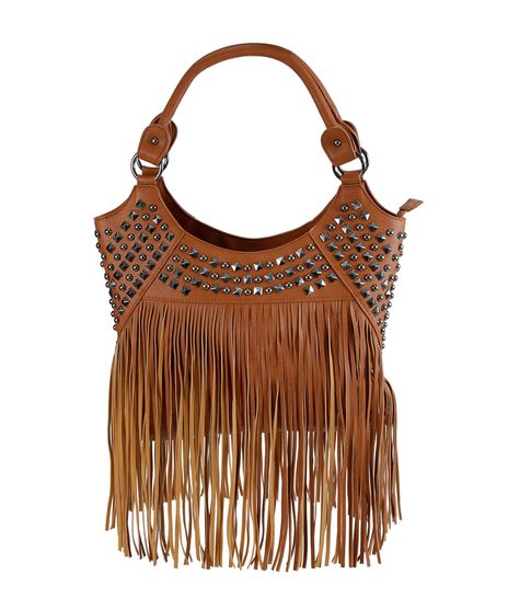 Bolsa-Hobo-Ateen-com-Franjas-Marrom-Claro-8223505-Marrom_Claro_1