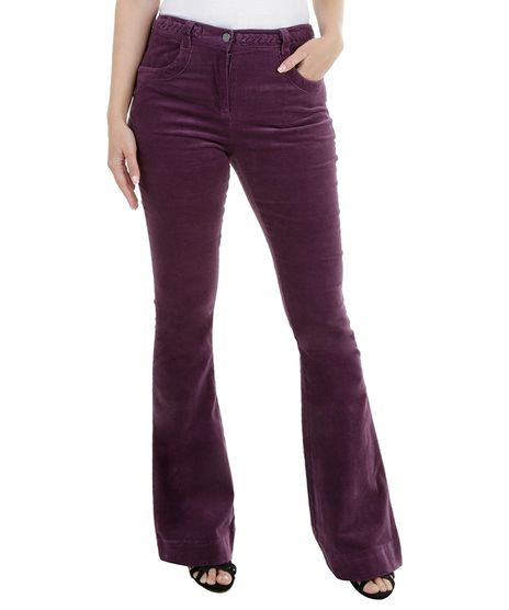 Calca-Flare-em-Veludo-Ateen-Roxa-8139819-Roxo_1
