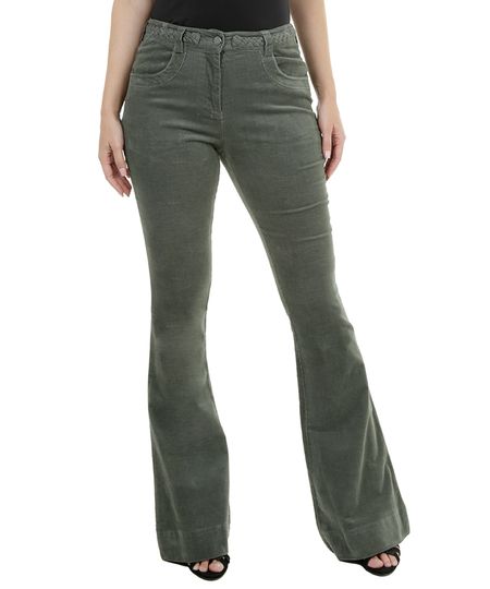 Calca-Flare-em-Veludo-Ateen-Verde-Militar-8139819-Verde_Militar_1