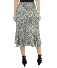 Saia-Midi-Floral-Ateen-Verde-Militar-8140288-Verde_Militar_2