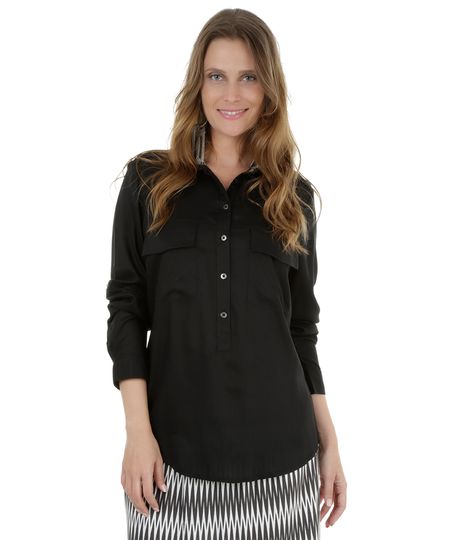 Camisa-com-Bolso-Ateen-Preta-8178066-Preto_1 Camisa-com-Bolso-Ateen-Preta-8178066-Preto_1