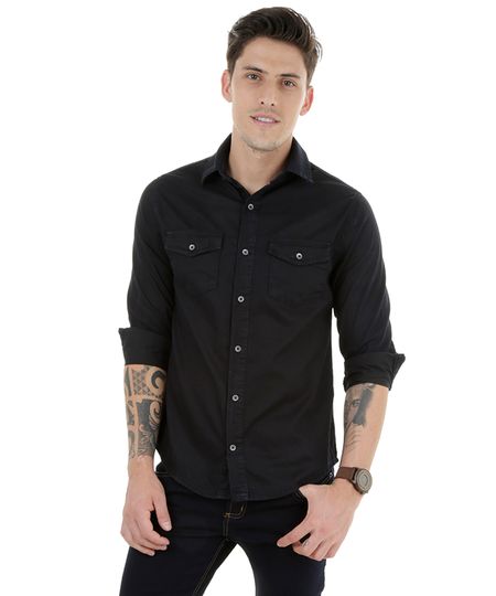 Camisa-Jeans-Azul-Escuro-8246449-Azul_Escuro_1 Camisa-Jeans-Azul-Escuro-8246449-Azul_Escuro_1