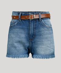 Short-Jeans-Feminino-Agua-de-Coco-Vintage-com-Cinto-de-Coqueiros-Azul-Medio-9331755-Azul_Medio_5