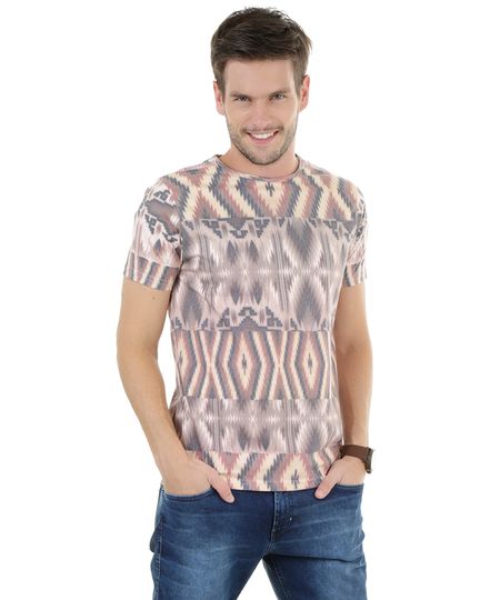 Camiseta-Etnica-Marrom-Claro-8269487-Marrom_Claro_1 Camiseta-Etnica-Marrom-Claro-8269487-Marrom_Claro_1
