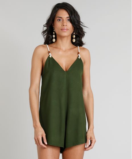 Macaquinho-Feminino-Agua-de-Coco-Decote-V-Verde-Escuro-9331759-Verde_Escuro_1