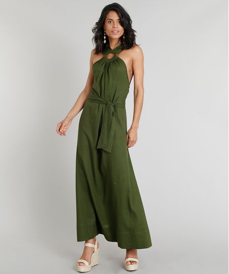 Vestido-Longo-Feminino-Agua-de-Coco-com-Argola-em-Linho-Bordado-de-Coqueiros-Verde-Escuro-9254203-Verde_Escuro_1