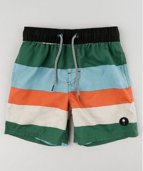 Short-Infantil-Agua-de-Coco-Estampado-Listrado-Verde-Escuro-9260878-Verde_Escuro_1