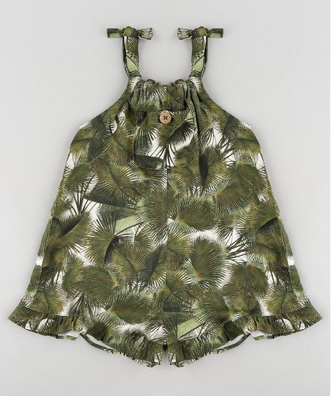 Macaquinho-Infantil-Agua-de-Coco-Estampado-Palmeira-com-Babados-Verde-Escuro-9334413-Verde_Escuro_1