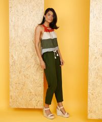 Regata-Feminina-Halter-Neck-Agua-de-Coco-Listrada-Verde-Escuro-9254210-Verde_Escuro_2
