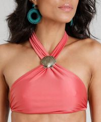 Biquini-Top-Halter-Neck-Agua-de-Coco-com-Concha-Sem-Bojo-Protecao-UV50--Coral-9281496-Coral_4