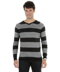 Sueter-em-Trico-Listrado-Preto-8178620-Preto_1