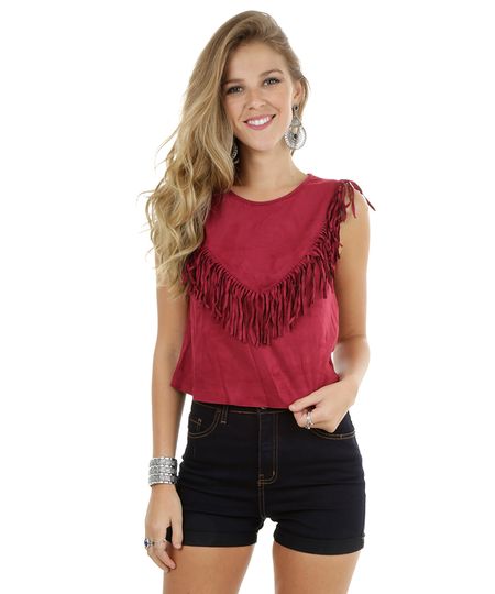 Regata-com-Franjas-em-Suede-Vinho-8201403-Vinho_1 Regata-com-Franjas-em-Suede-Vinho-8201403-Vinho_1