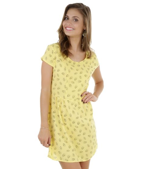 Vestido-Estampado-de-Robos-Amarelo-8200160-Amarelo_1