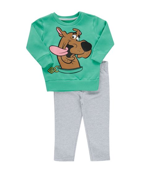 Conjunto-de-Blusao---Calca-em-Moletom-Scooby-Doo-Verde-8279568-Verde_1