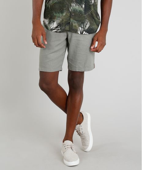 Bermuda-Masculina-Agua-de-Coco-em-Linho-Cinza-9309300-Cinza_1
