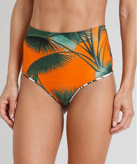 Biquini-Calcinha-Dupla-Face-Agua-de-Coco-Hot-Pant-Estampada-Palmeira-com-Protecao-UV50--Off-White-9281789-Off_White_1