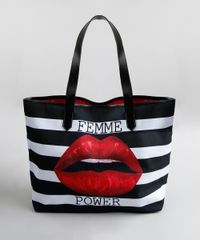 Bolsa-Shopper-Feminina-Triya-Estampada-Listrada--Femme-Power--Preta-9364948-Preto_1