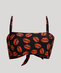 Biquini-Top-Faixa-Triya-Estampado-Bocas-com-Bojo-Removivel-com-Protecao-UV50--Preto-9277236-Preto_5