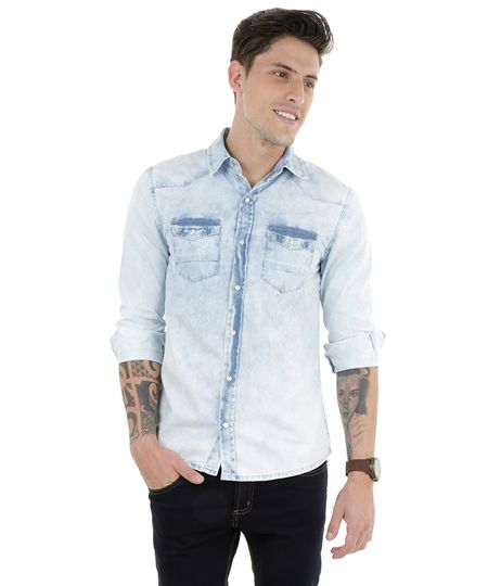 Camisa-Jeans-Azul-Claro-8277068-Azul_Claro_1 Camisa-Jeans-Azul-Claro-8277068-Azul_Claro_1