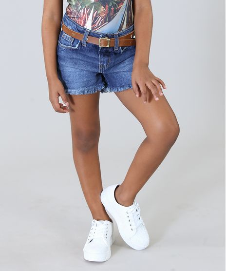 Short-Jeans-infantil-Agua-de-Coco-Tal-Mae-Tal-Filha-com-Cinto-de-Coqueiros-Azul-Medio-9364995-Azul_Medio_1
