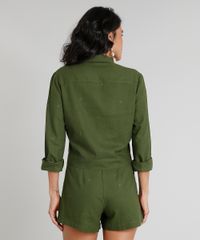 Camisa-Feminina-Agua-de-Coco-Cropped-em-Linho-Bordada-de-Coqueiros-Manga-Longa-Verde-Escuro-9254744-Verde_Escuro_3