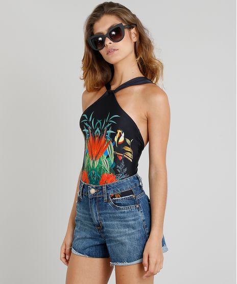 Maio-Body-Halter-Neck-Blueman-com-Estampa-Araras-Sem-Bojo-Protecao-UV50--Preto-9334337-Preto_1