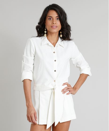 Camisa-Feminina-Agua-de-Coco-Cropped-em-Linho-Bordada-de-Coqueiros-Manga-Longa-Off-White-9254744-Off_White_1