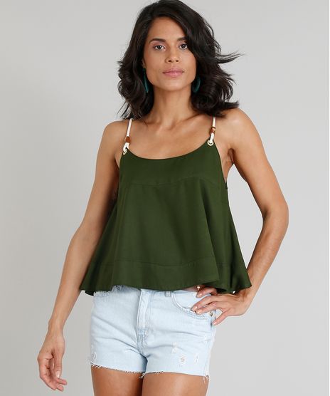 Regata-Feminina-Ampla-Agua-de-Coco-com-Alca-de-Corda-Verde-Escuro-9331761-Verde_Escuro_1