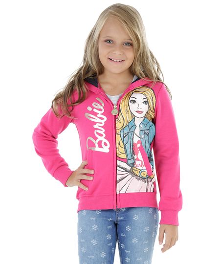 Blusao-em-Moletom-com-Capuz-Barbie-Pink-8198328-Pink_1 Blusao-em-Moletom-com-Capuz-Barbie-Pink-8198328-Pink_1