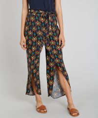 Calca-Envelope-Feminina-Cia--Maritima-Estampada-Boho-Chic-com-Faixa-para-Amarracao-Azul-Marinho-9275925-Azul_Marinho_1
