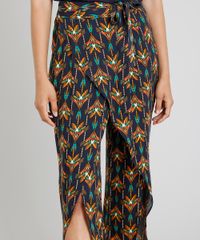 Calca-Envelope-Feminina-Cia--Maritima-Estampada-Boho-Chic-com-Faixa-para-Amarracao-Azul-Marinho-9275925-Azul_Marinho_4