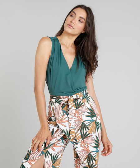 Body-Feminino-Cia--Maritima-Transpassado-Decote-V-Verde-Escuro-9356014-Verde_Escuro_1