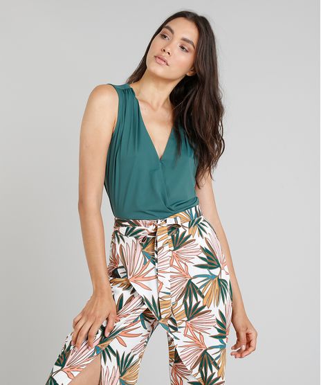 Body-Feminino-Cia--Maritima-Transpassado-Decote-V-Verde-Escuro-9356014-Verde_Escuro_1