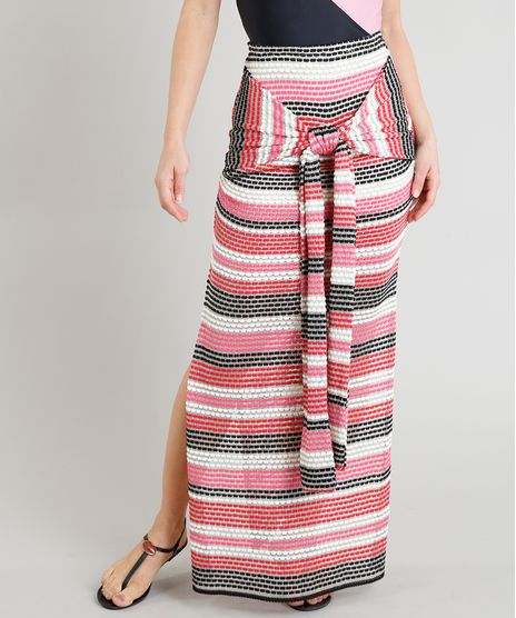 Saia-Longa-Feminina-Triya-em-Trico-Listrado-com-No-e-Fenda-Pink-9295663-Pink_1