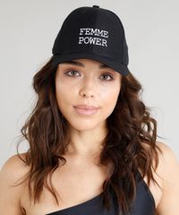 Bone-Feminino-Triya-com-Bordado--Femme-Power--Aba-Curva-Preto-9322121-Preto_2