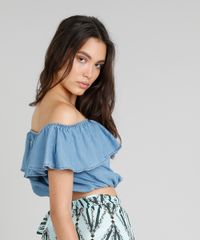 Blusa-Jeans-Feminina-Cia--Maritima-Cropped-Ciganinha-Azul-Medio-9331775-Azul_Medio_3