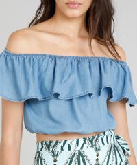 Blusa-Jeans-Feminina-Cia--Maritima-Cropped-Ciganinha-Azul-Medio-9331775-Azul_Medio_4