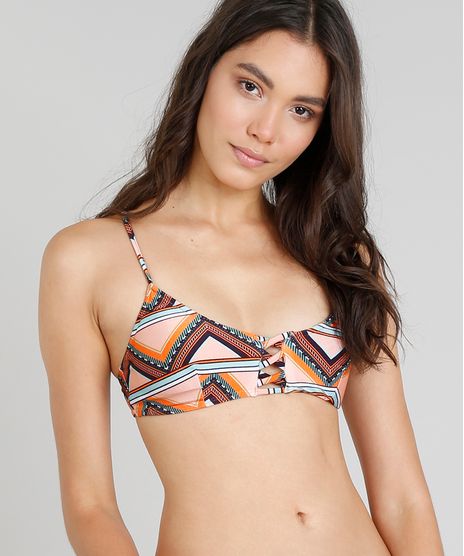 Biquini-Top-Cia--Maritima-Estampado-Etnico-Tiras-Cruzadas-com-Bojo-Removivel-Protecao-UV50--Coral-9275999-Coral_1
