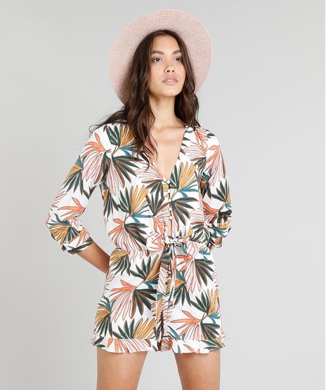 Macaquinho-Feminino-Cia--Maritima-Estampado-Folhagem-com-Amarracao-Off-White-9258143-Off_White_1