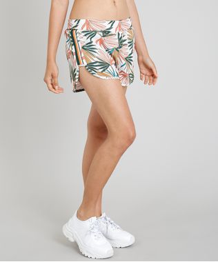 Short-Feminino-Running-Cia--Maritima-Esportivo-Estampado-Folhagem-Off-White-9264403-Off_White_1