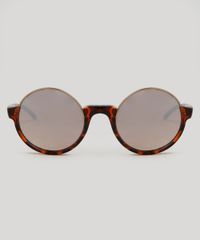 Oculos-de-Sol-Cia--Maritima-Redondo-Feminino-Oneself-Tartaruga-9343663-Tartaruga_1