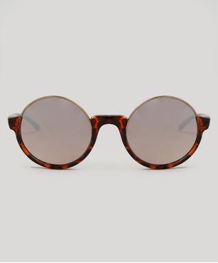 Oculos-de-Sol-Cia--Maritima-Redondo-Feminino-Oneself-Tartaruga-9343663-Tartaruga_1